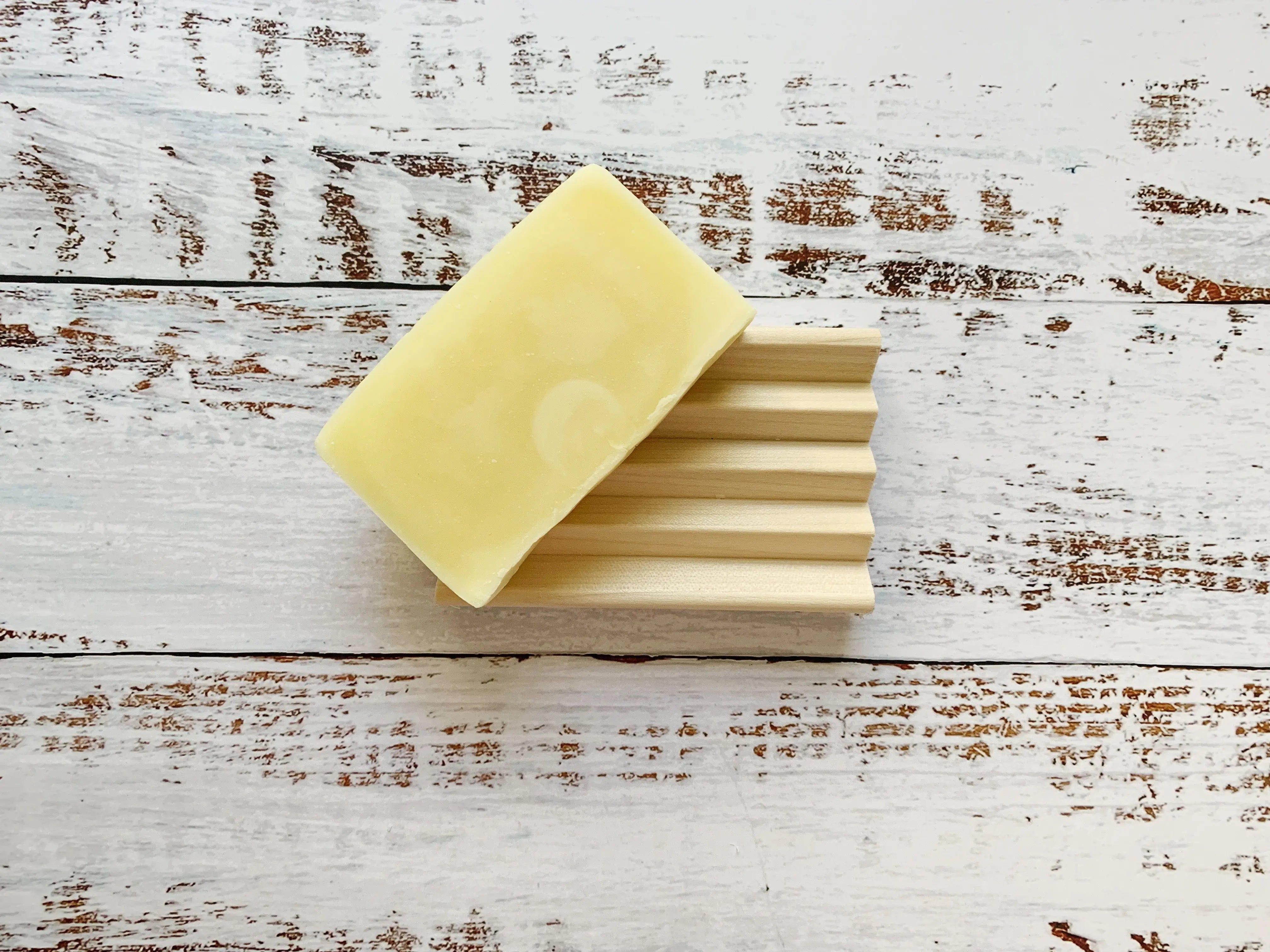 Wooden Soap Dish, set of two by Dot and Army, natural skincare main product photo