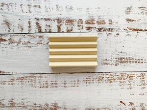 Wooden Soap Dish, set of two by Dot and Army, natural skincare detail photo 3