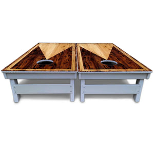 Wooden Triangle Cornhole Boards - All Weather Series by Cornhole Solutions, custom cornhole board detail photo 6