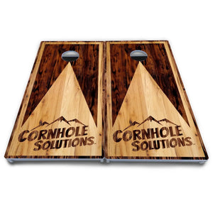 Wooden Triangle Cornhole Boards - All Weather Series by Cornhole Solutions, custom cornhole board detail photo 7