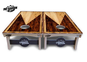 Wooden Triangle Cornhole Boards - Pro Solution Lite Series by Cornhole Solutions, custom cornhole board detail photo 5