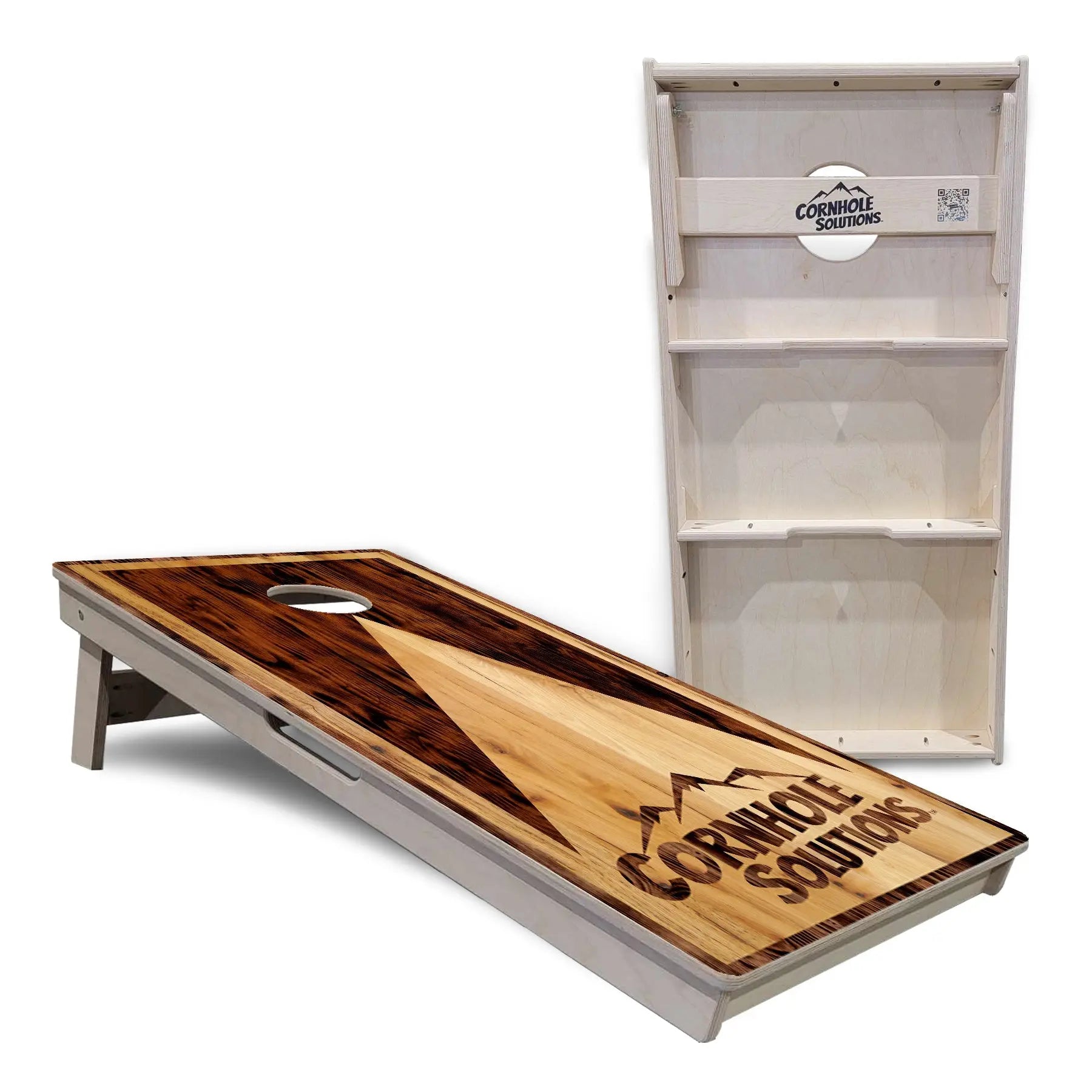 Wooden Triangle Cornhole Boards - Professional Tournament Series by Cornhole Solutions, custom cornhole board detail photo 5