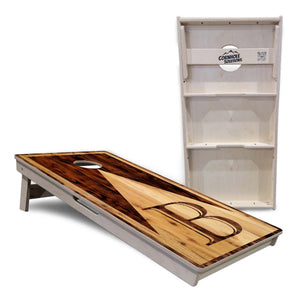 Wooden Triangle Letter Cornhole Boards - Professional Tournament Series by Cornhole Solutions, custom cornhole board detail photo 4