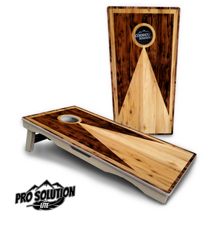 Wooden Triangle Cornhole Boards - Pro Solution Lite Series by Cornhole Solutions, custom cornhole board detail photo 8