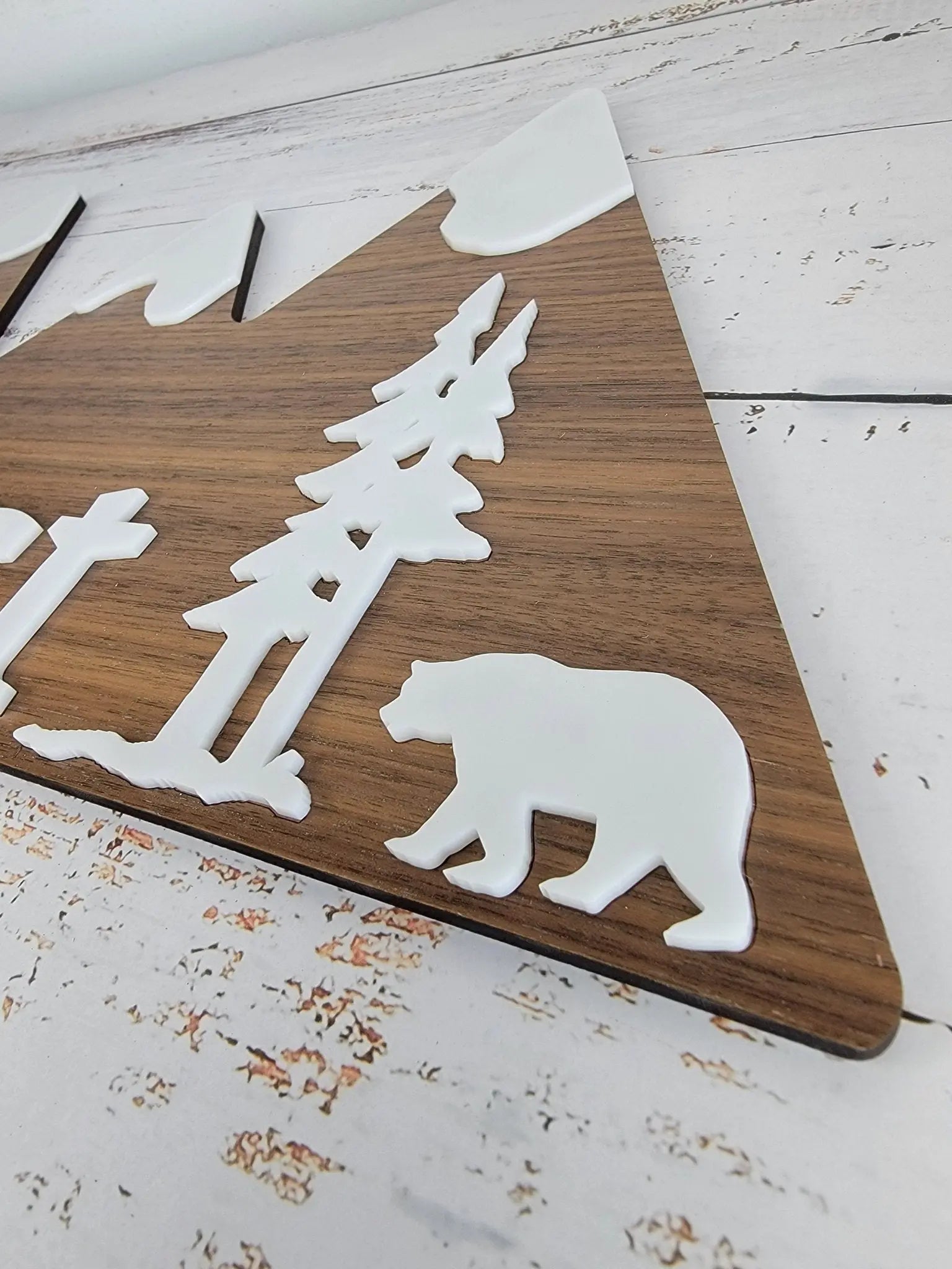 Woodland Baby Boy or Girl Nursery custom Sign by EverLee Creations, Southern home decor detail photo 2