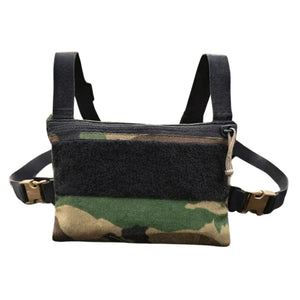 Woodland Minimalist Chest Rig by Recycled Firefighter, hunting & shooting protective gear main product photo