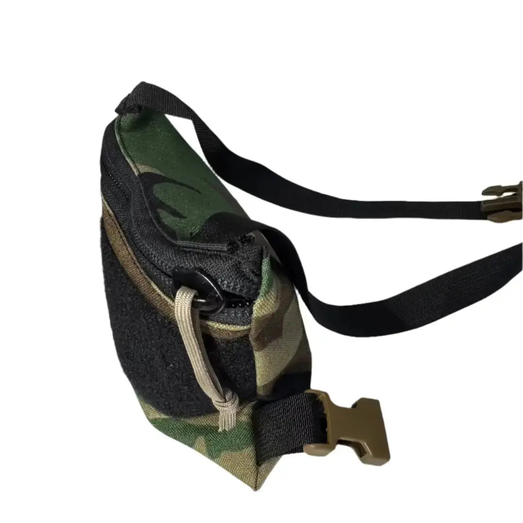 Woodland Minimalist Chest Rig by Recycled Firefighter, hunting & shooting protective gear detail photo 8