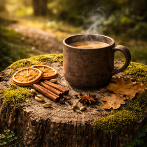 Woodland Spice 7.5oz Candle by Dewdrop Mystique LLC, Southern food gift detail photo 3