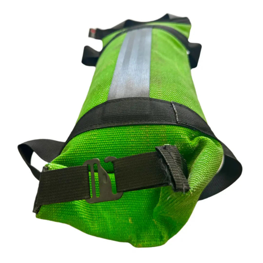 Workout Battle Bag - Spark by Recycled Firefighter, handmade leather goods detail photo 12