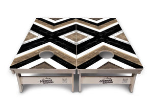 X Pattern Cornhole Boards - Professional Tournament Series by Cornhole Solutions, custom cornhole board detail photo 2