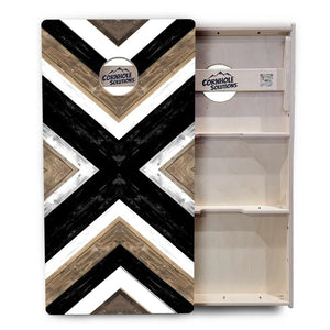 X Pattern Cornhole Boards - Professional Tournament Series by Cornhole Solutions, custom cornhole board detail photo 4