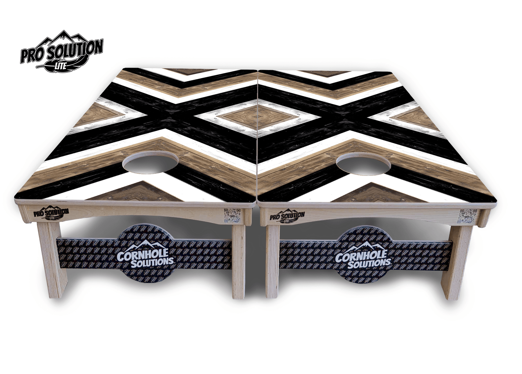 X Pattern Cornhole Boards - Pro Solution Lite Series