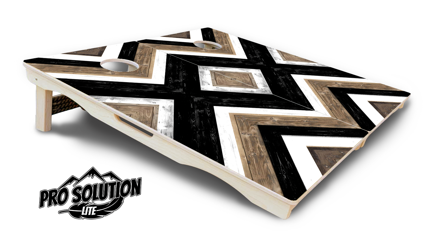 X Pattern Cornhole Boards - Pro Solution Lite Series by Cornhole Solutions, custom cornhole board detail photo 5