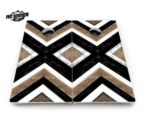 X Pattern Cornhole Boards - Pro Solution Lite Series