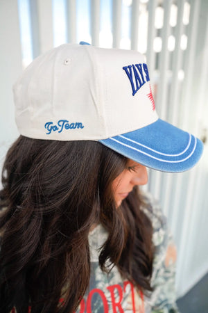 Yay Sports! - Denim Vintage Trucker Hat by KenzKustomz, Southern lifestyle apparel detail photo 6