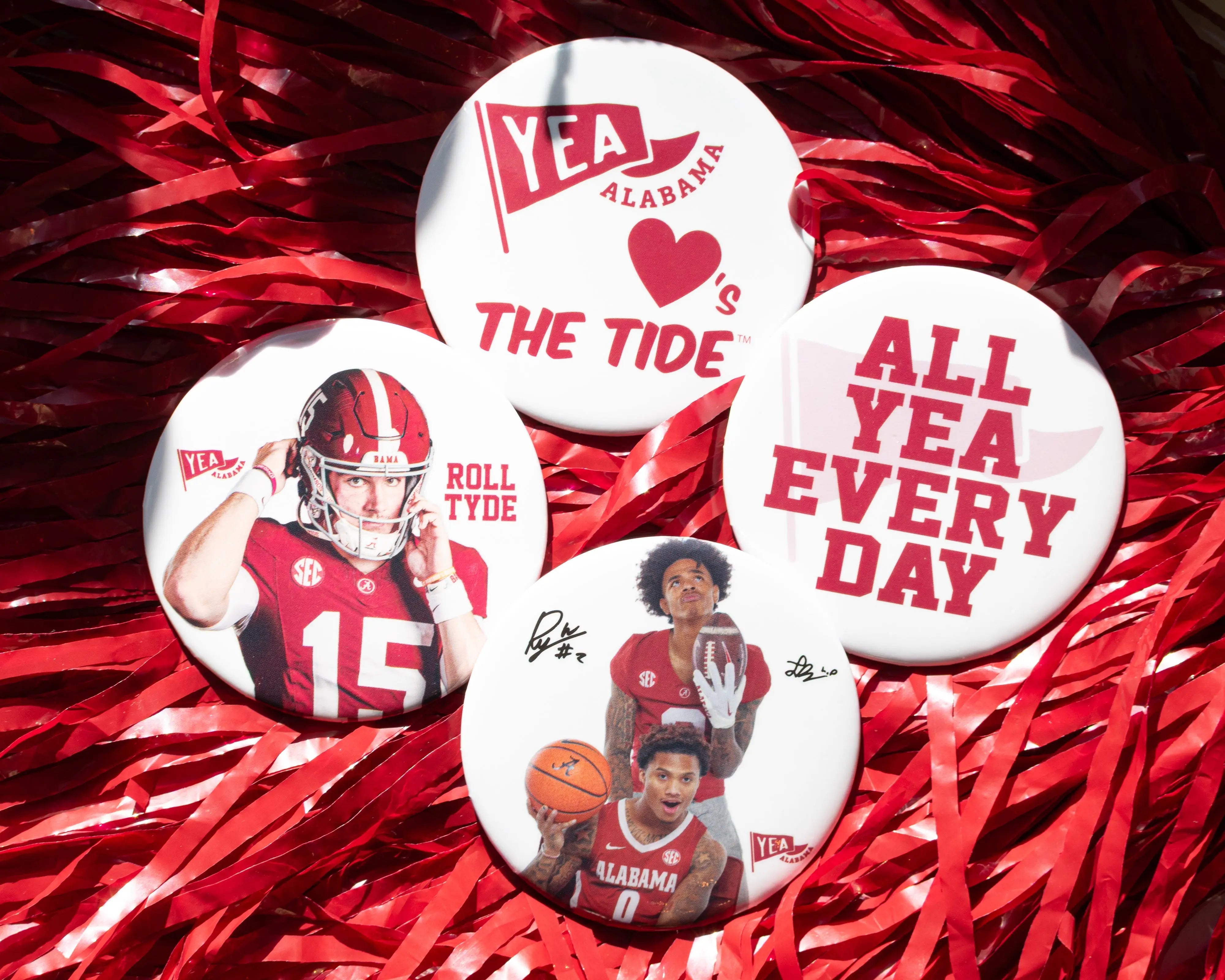 Yea Alabama Buttons by Swag., handmade jewelry main product photo