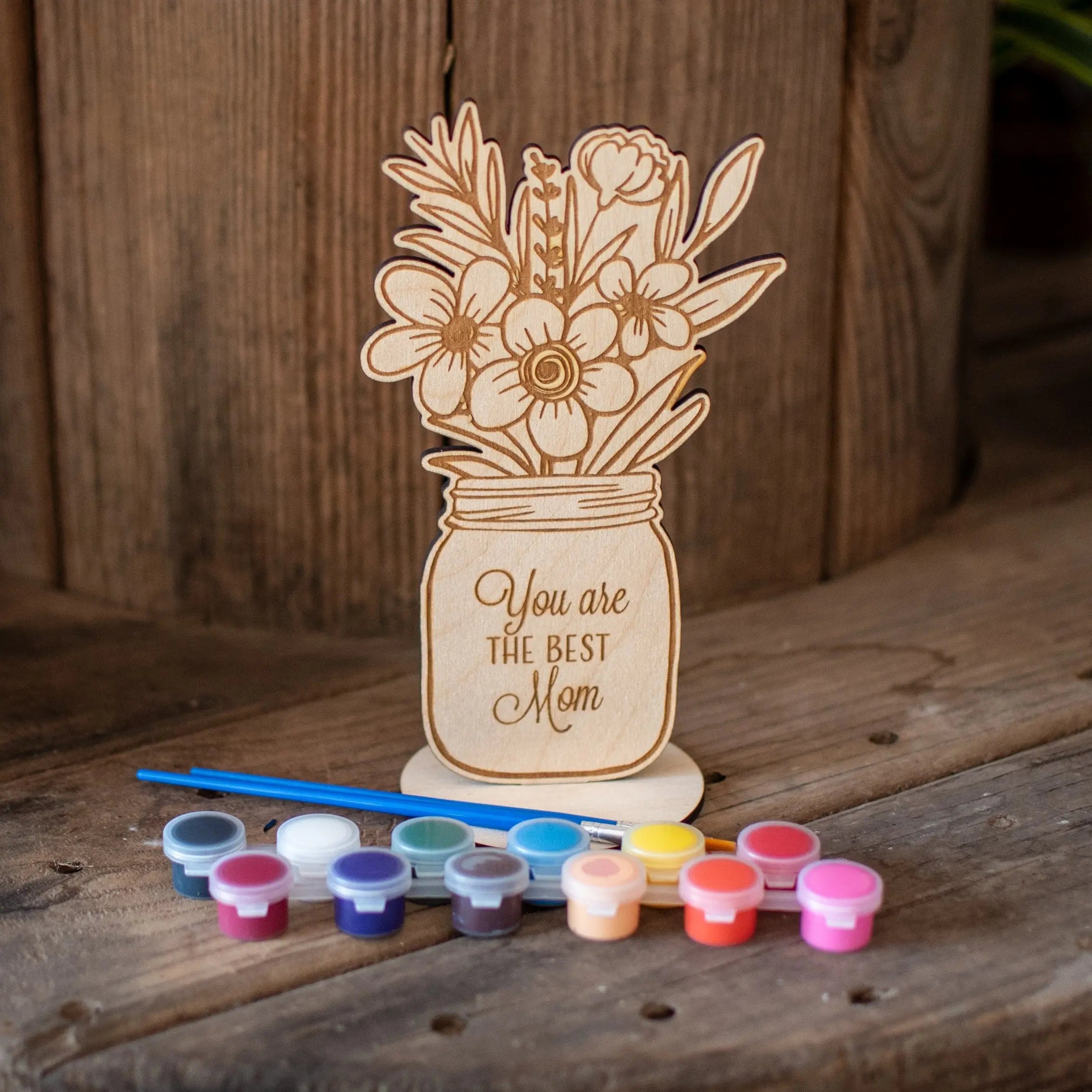 You Are The Best Mom - Kids Painting Kit by Still Magnolia, original artwork main product photo