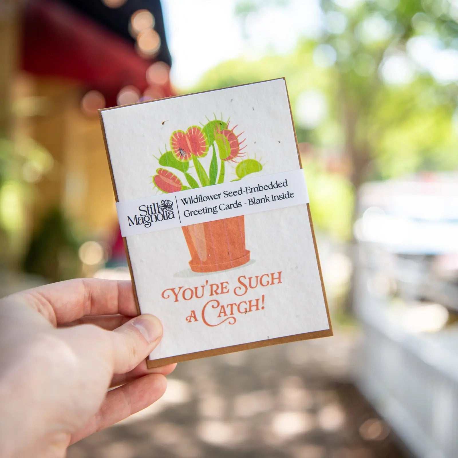 You're Such a Catch - Plantable Seed Card by Still Magnolia, paper gift main product photo