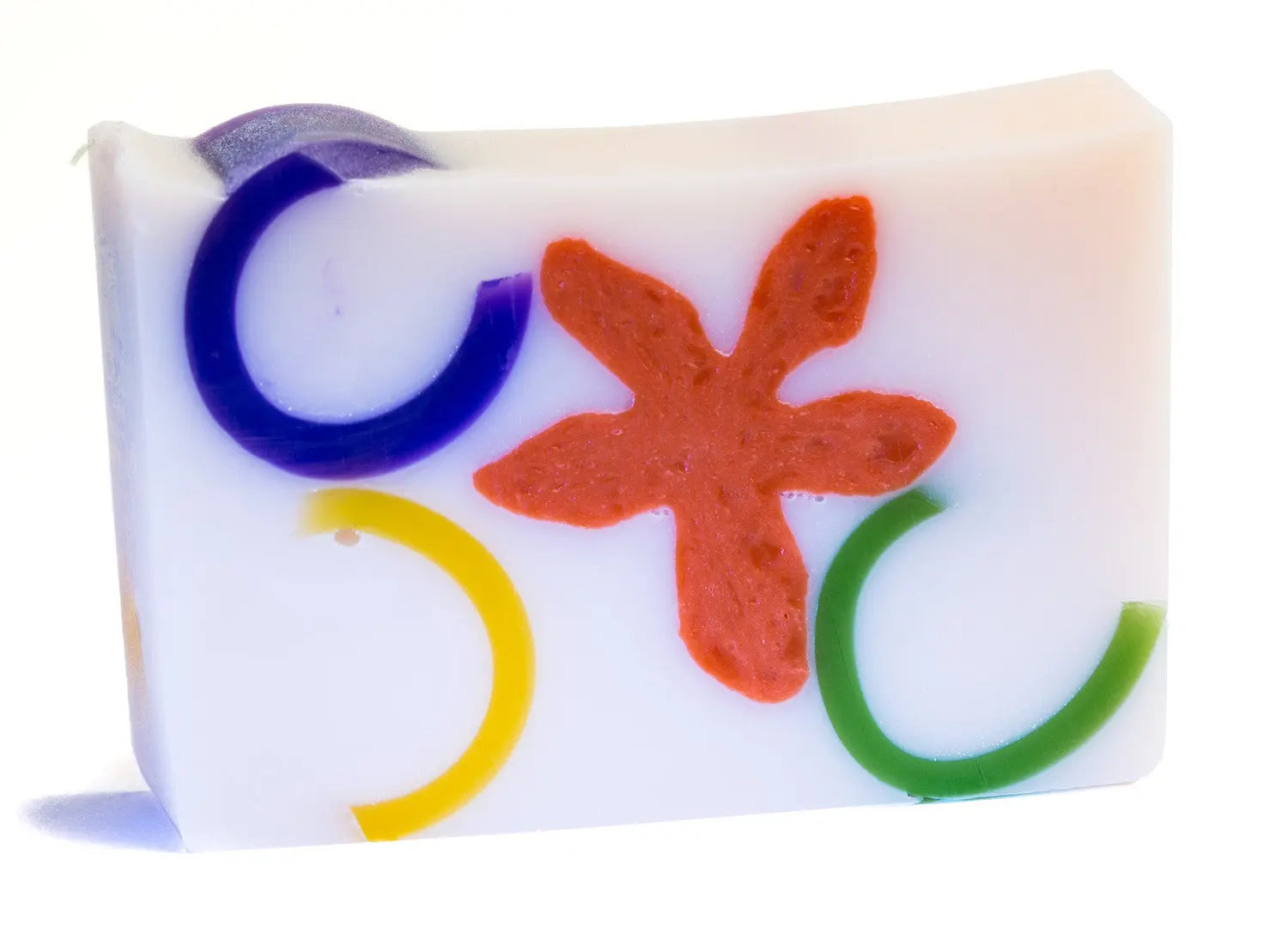 Zinnia & Gardenia Soap Slice 5.5 Oz. by Essential Journeys, natural skincare main product photo