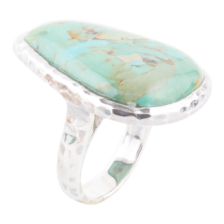 Abstract Blue Turquoise and Sterling Silver Ring by Barse Jewelry