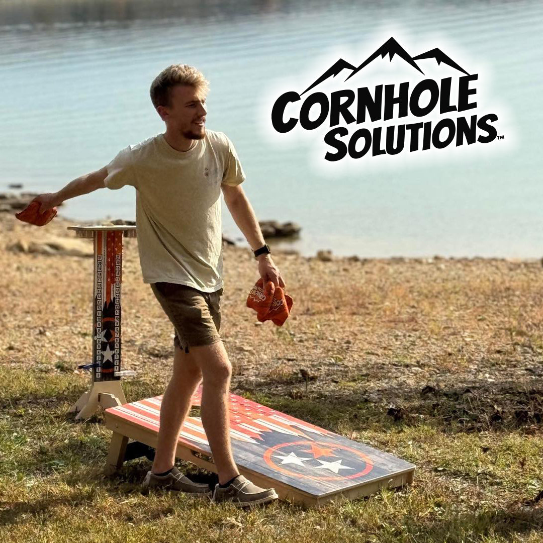 America 1776-2026 Cornhole Boards - Professional Tournament Series by Cornhole Solutions, custom cornhole board detail photo 2