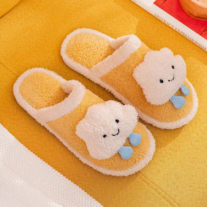 Adorable Happy Cloud Slippers by The Mississippi Mermaid Mercantile