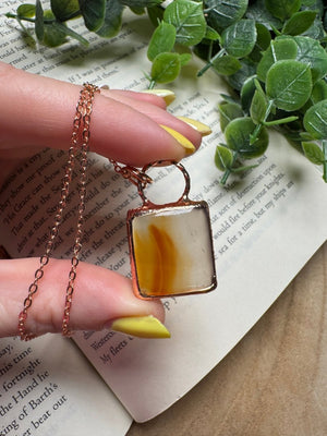 Agate Necklace by Copper Ashes