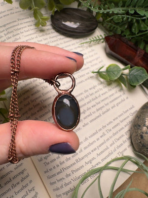 Agate Necklace by Copper Ashes