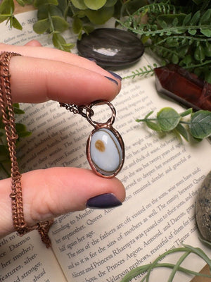 Agate Necklace by Copper Ashes