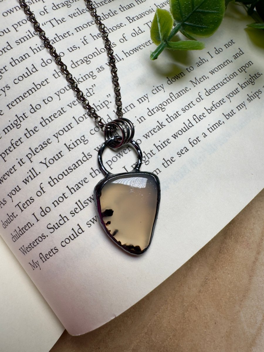 Agate Necklace by Copper Ashes