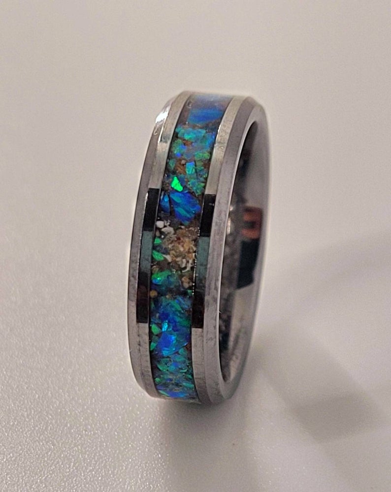 The Celebration of Life Memorial Ring by Cotton Street Art Company, handmade jewelry detail photo 2