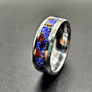 The Celebration of Life Memorial Ring by Cotton Street Art Company, handmade jewelry detail photo 7