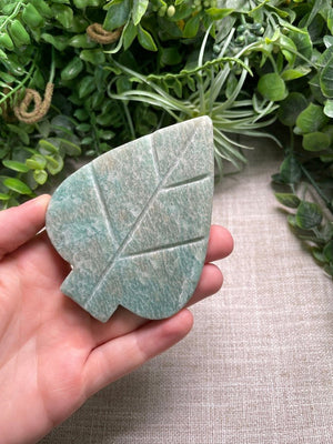 Amazonite Leaf detail view by Copper Ashes