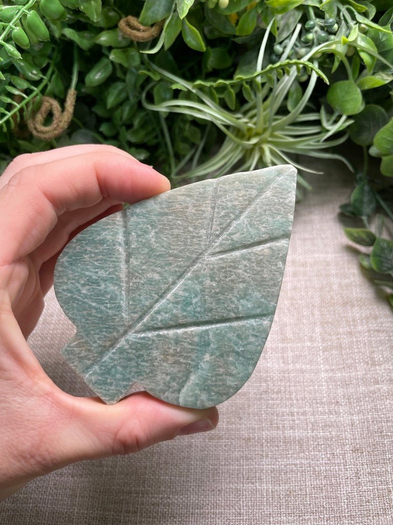 Amazonite Leaf by Copper Ashes