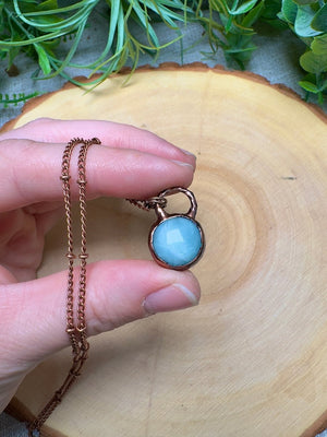 Amazonite Necklace by Copper Ashes
