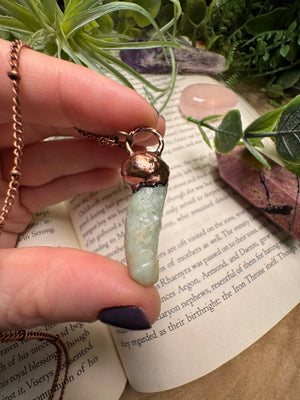 Amazonite Penis Necklace by Copper Ashes