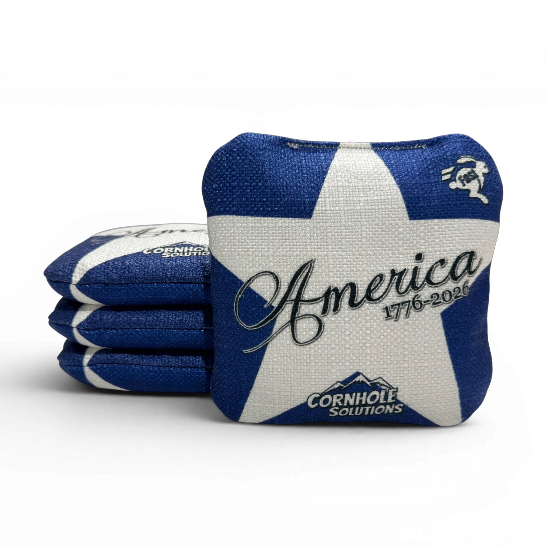 America Stars & Stripes - Pro Style REC Cornhole Bags – Regulation 6"x6" – Full Set of 8 by Cornhole Solutions, custom cornhole board detail photo 3