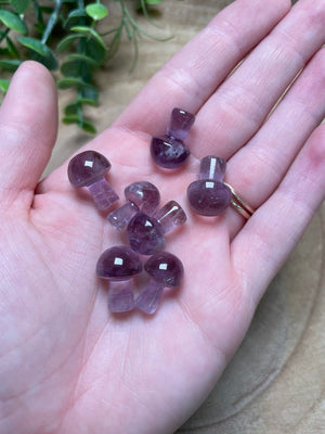 Amethyst Mushroom by Copper Ashes
