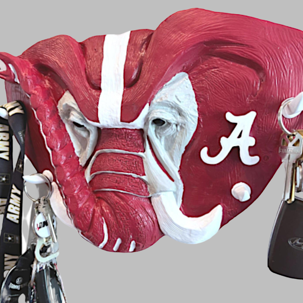 Alabama Crimson Tide Tusk Hook Rack alternate view 12