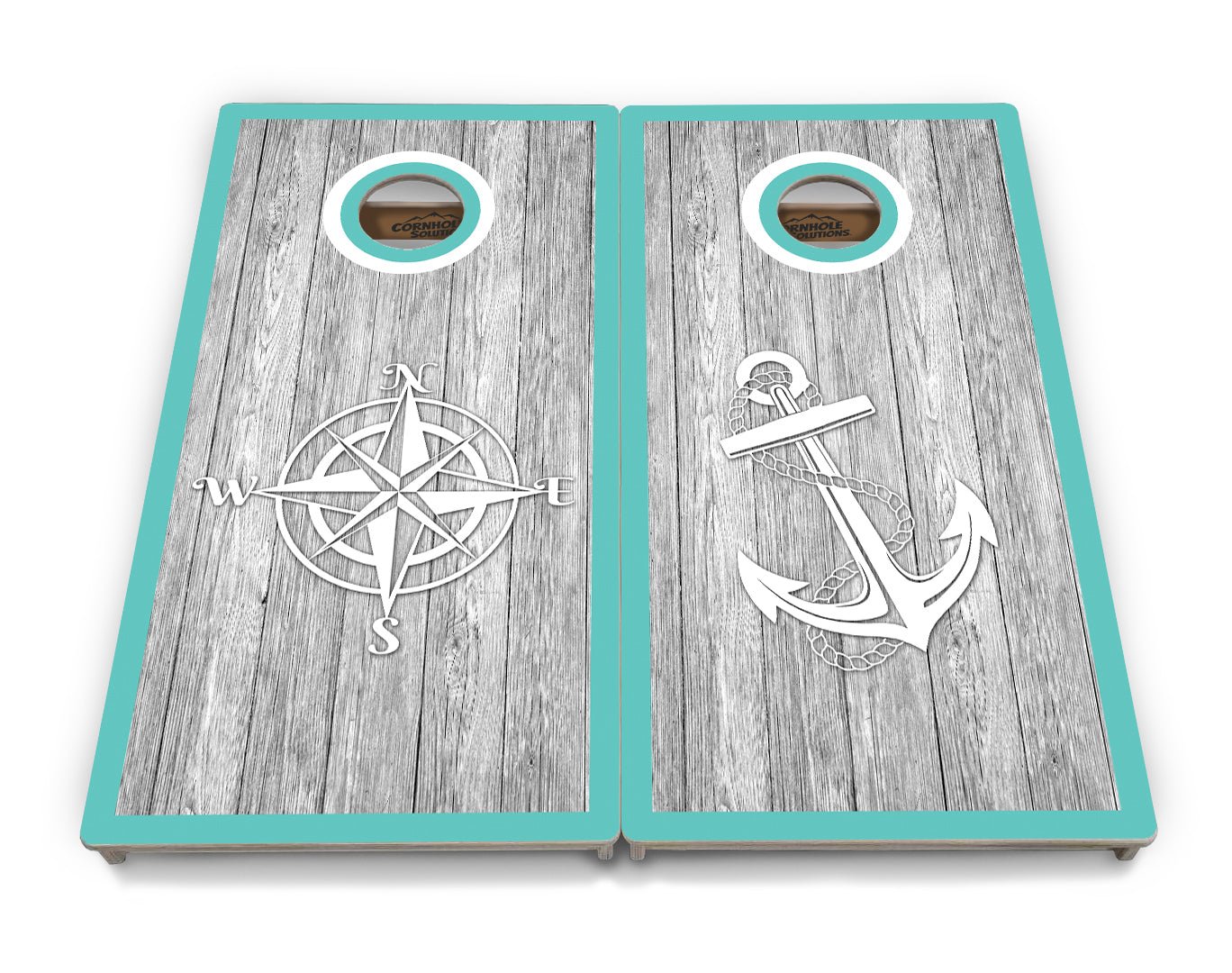 Anchor & Compass Cornhole Boards - Tournament Series