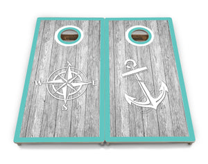 Anchor & Compass Cornhole Boards - Tournament Series