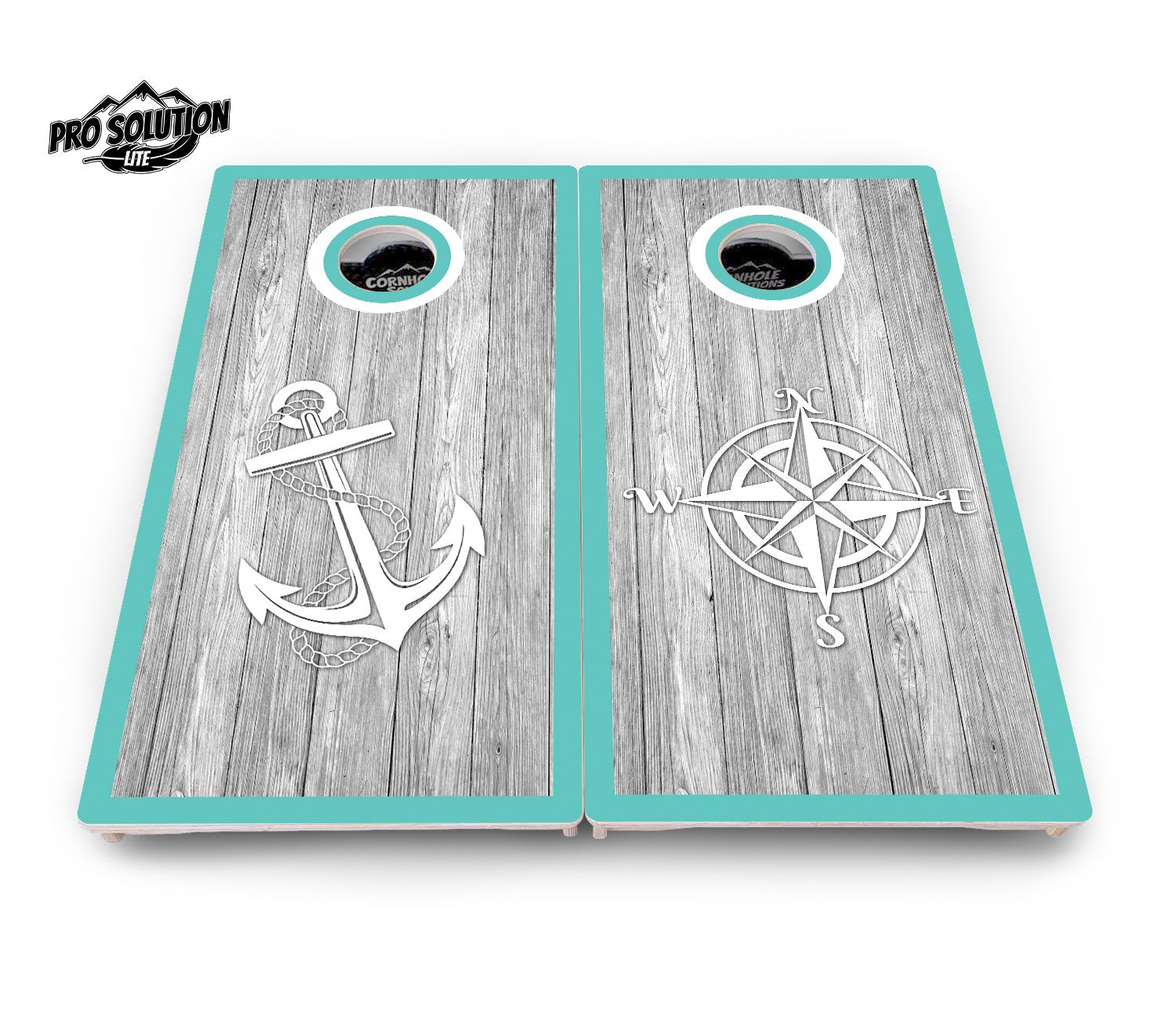 Anchor & Compass Cornhole Boards - Pro Solution Lite Series