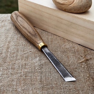 Angled Bevel Carving Chisel – 10 mm (0.39 inches) by Sharky Forged Steel Tools