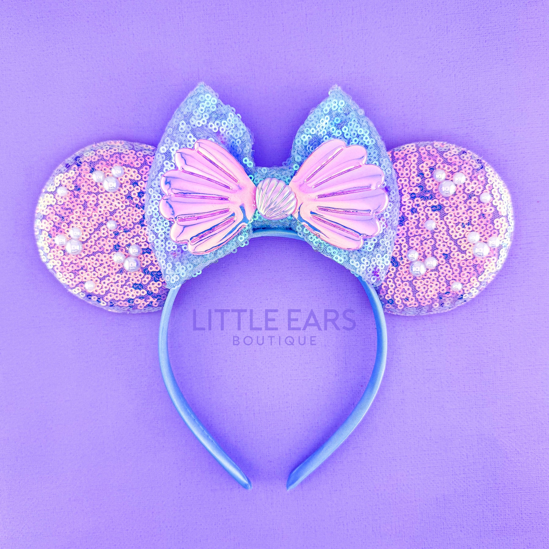 Light Up Mermaid Shells Ears by Little Ears Boutique, travel planning service detail photo 2