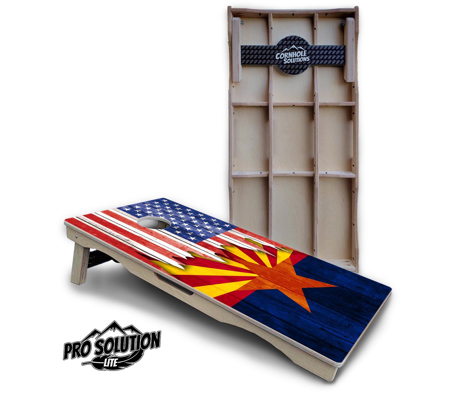 State Flag Designs Alabama to Georgia Cornhole Boards - Pro Solution Lite Series