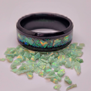Yoda's Wedding Band by Cotton Street Art Company, handmade ring main product photo