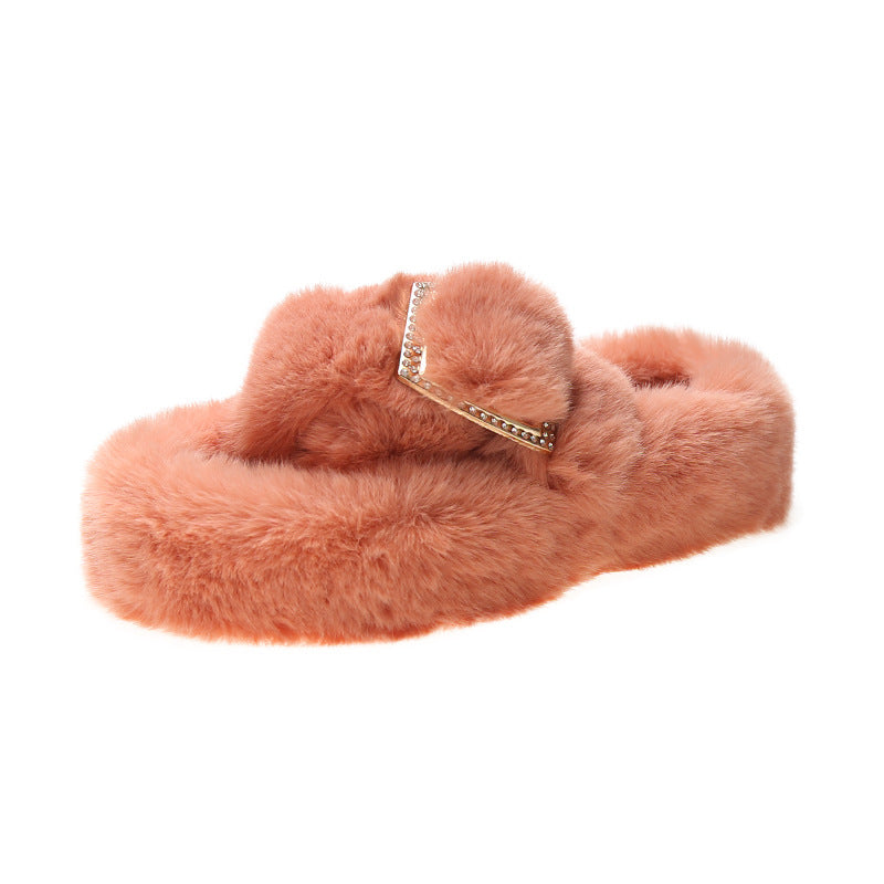 Opened Toed Extra Fluffy Slippers by The Mississippi Mermaid Mercantile - view 33