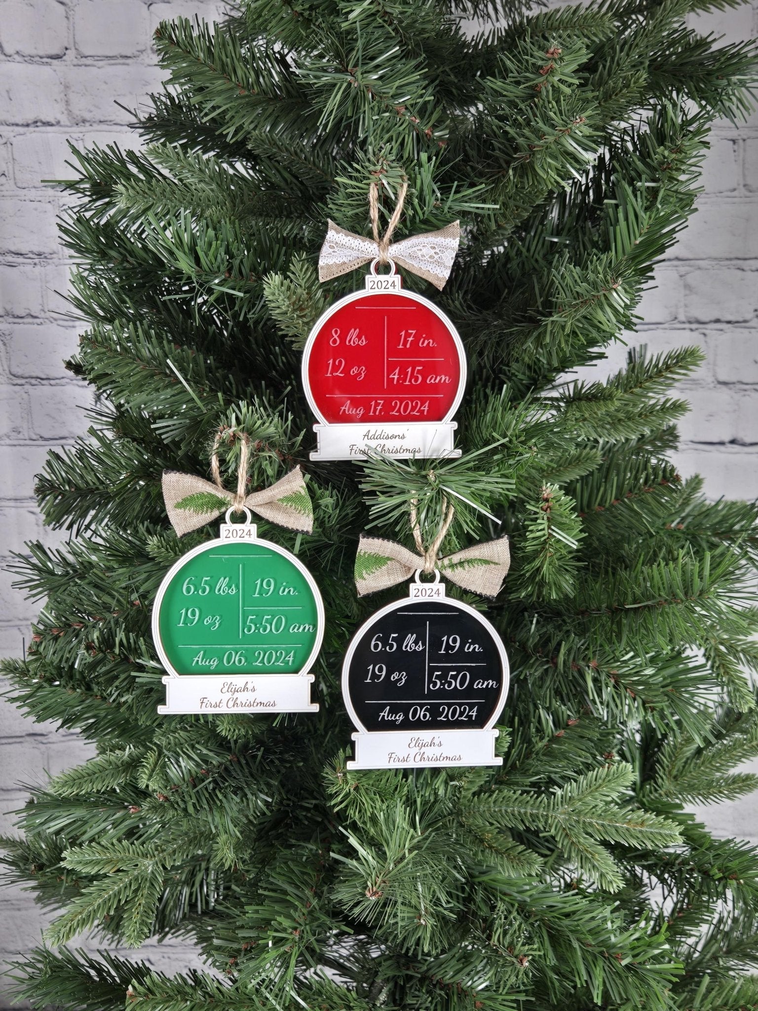 Baby's First Christmas Ornament by EverLee Creations