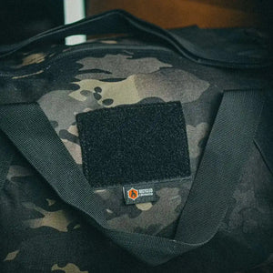Barrel Duffle Bag 1000D by Recycled Firefighter, handmade leather goods detail photo 17