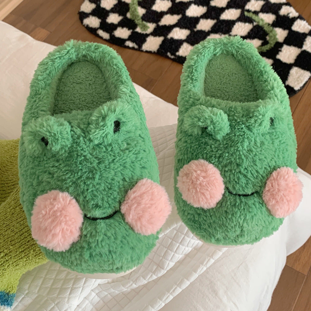 Fantastic Cartoon Frog Slippers by The Mississippi Mermaid Mercantile - view 5